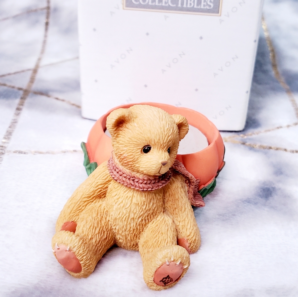 Cherished teddies pumpkin tea light 470333